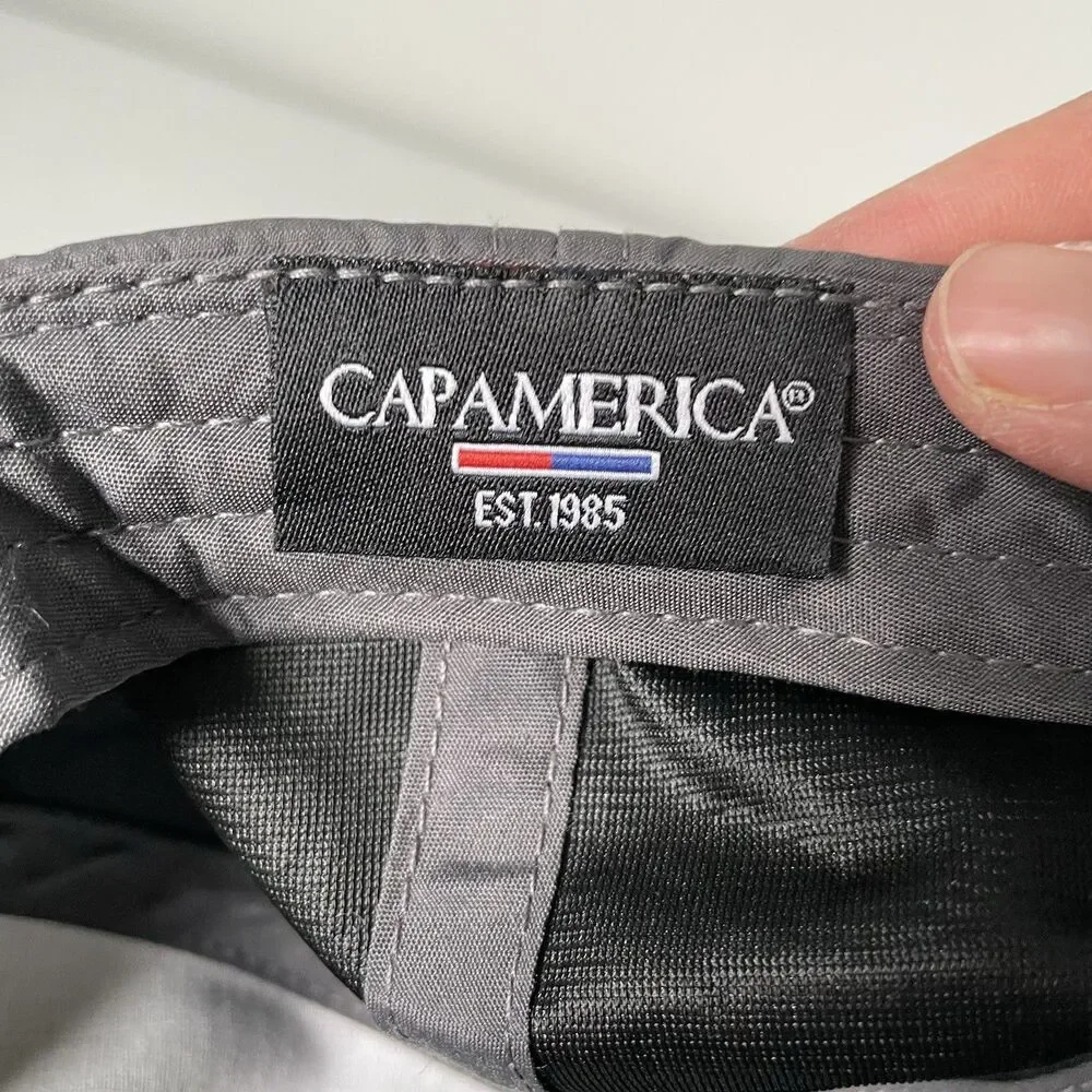 CapAmerica F-150 Lightning Baseball Hat Cap Gray White Men's One Size